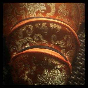 GEORGEOUS SET OF 4 GRADUATED SIZES COSMETICS BAGS!